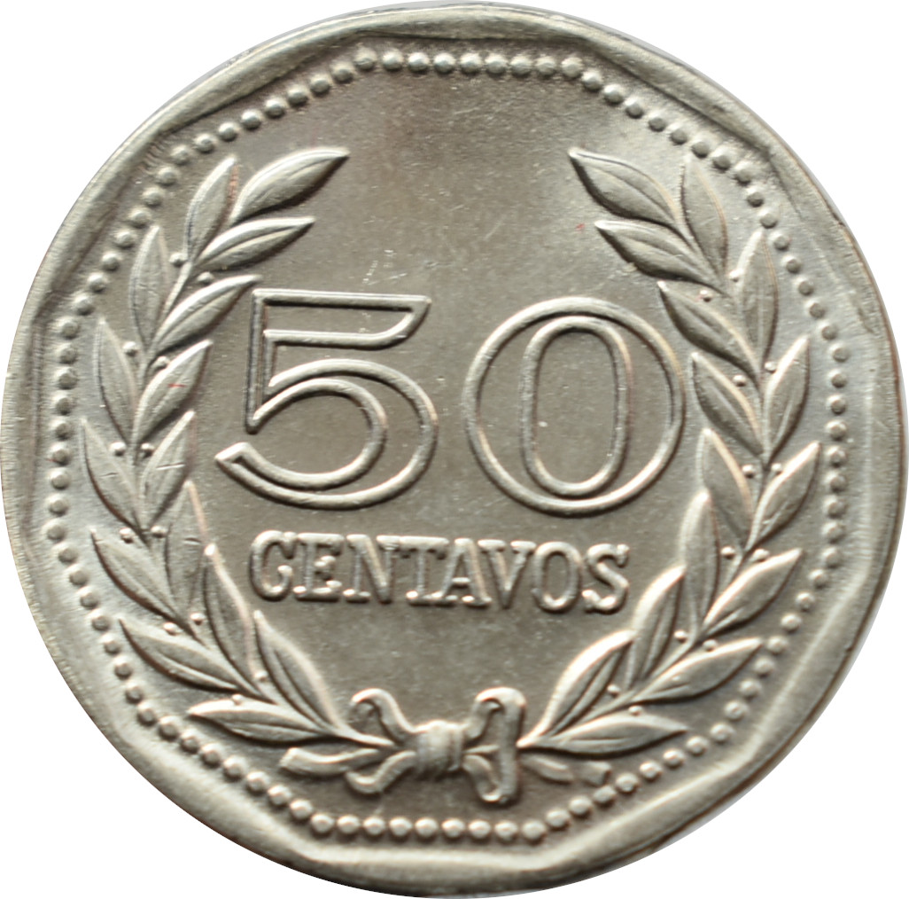 Kolumbia 50 Centavos 1979