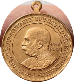 F.J. medaila 1848-1898