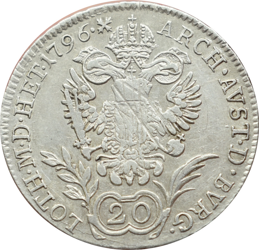 František I. 20 Kreutzer 1796 B