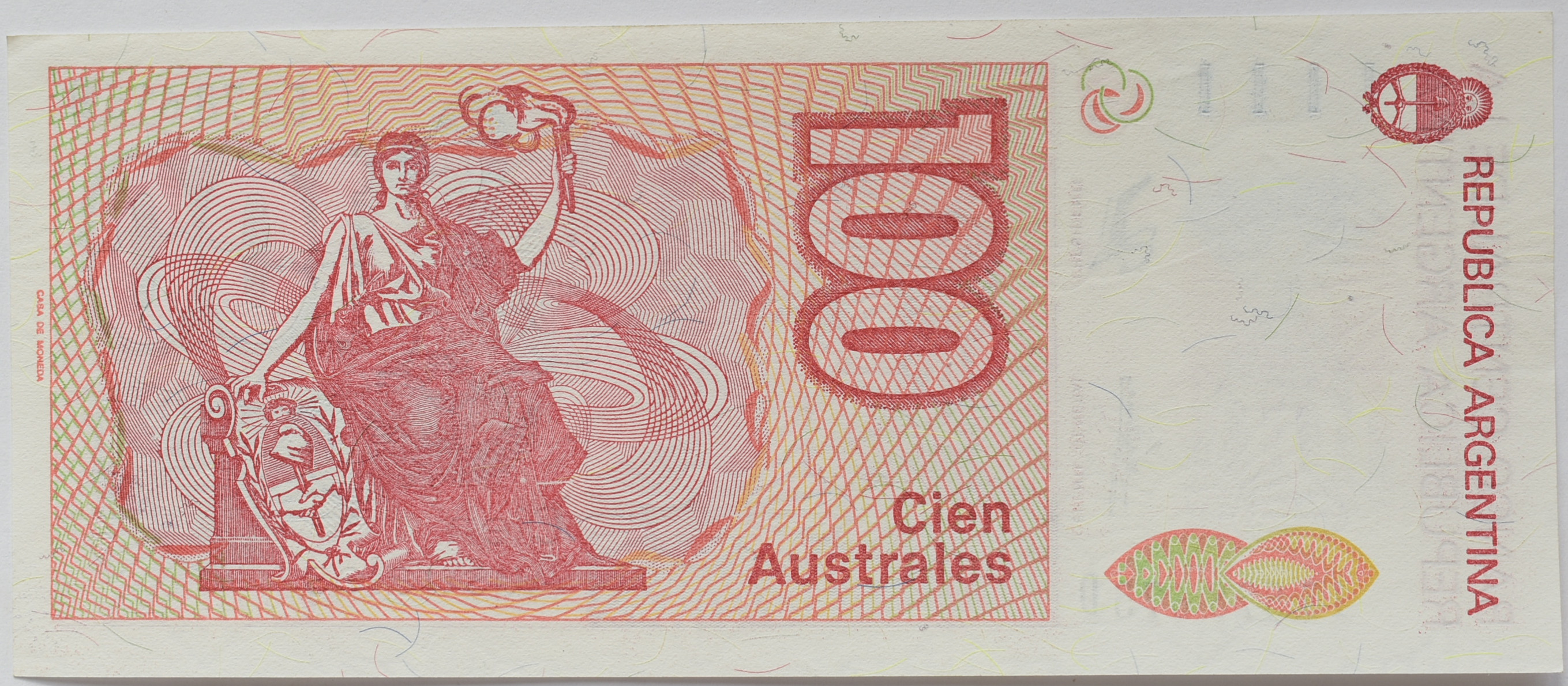 Argentína 100 Australes 1985-1990