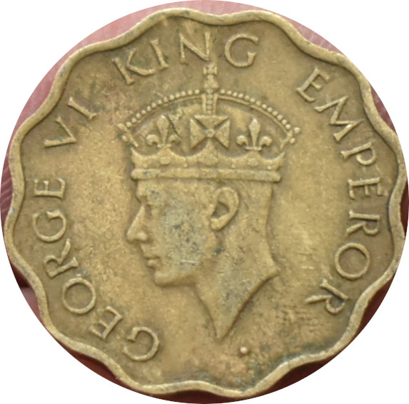 Britská India 1 Anna 1942