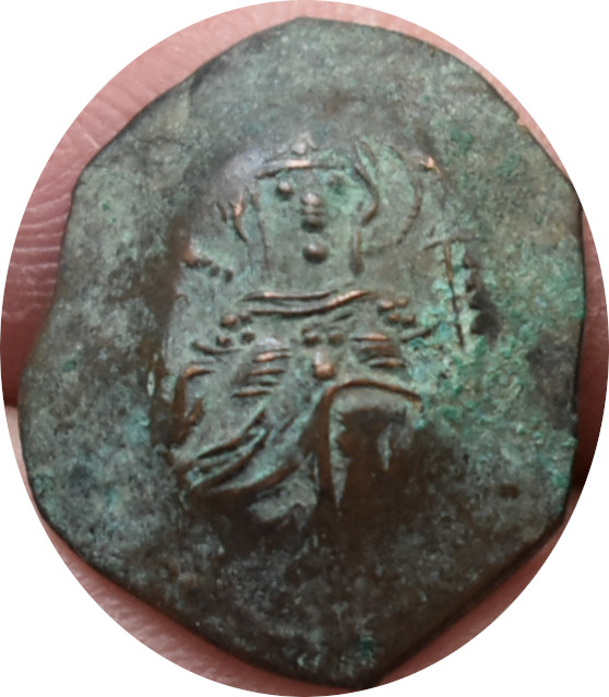 Byzanc,Billon aspron trachy Manuel I. 1143-1180