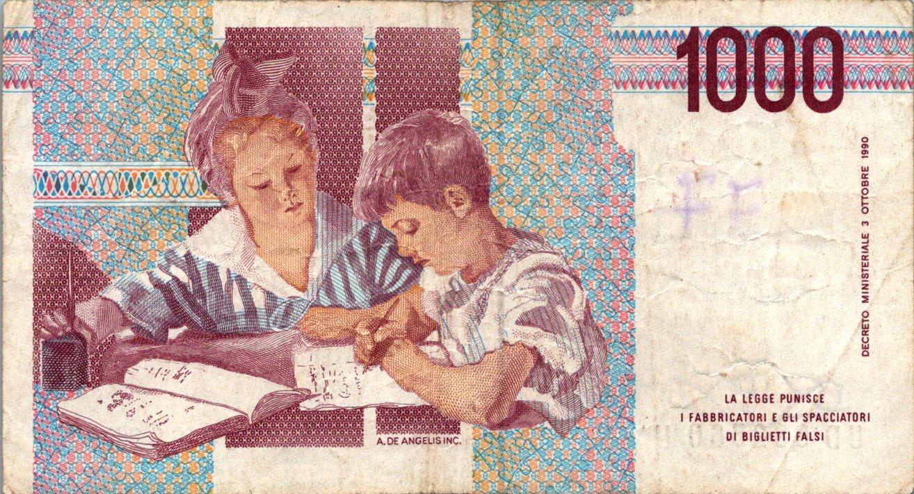 Taliansko 1000 Lire 1990