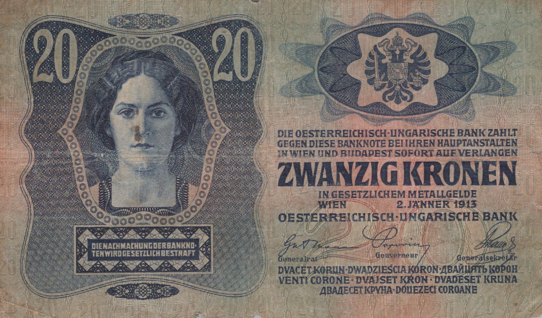 F.J. 20 Korona 1913