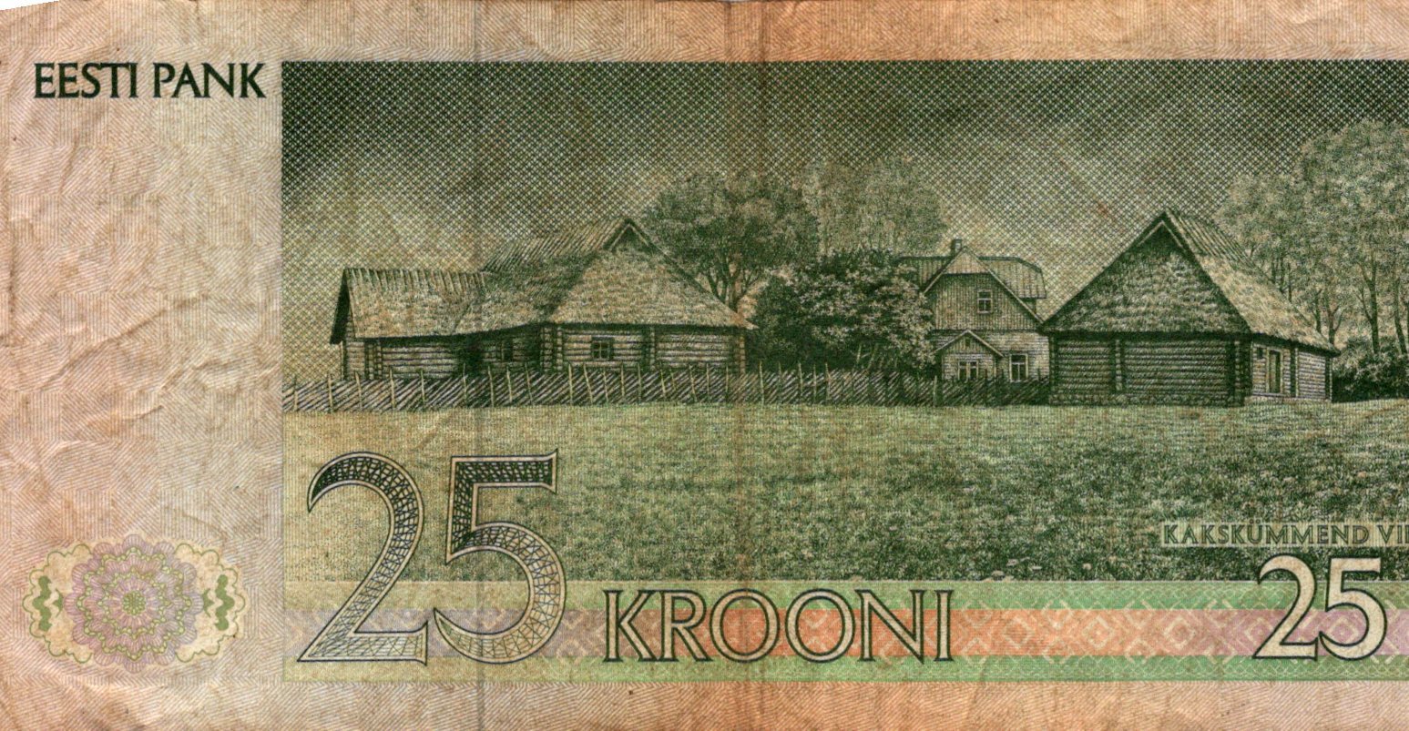 Estónsko 25 Krooni 1991