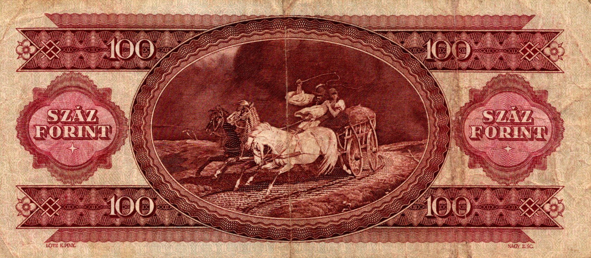 Maďarsko 100 Forint 1992