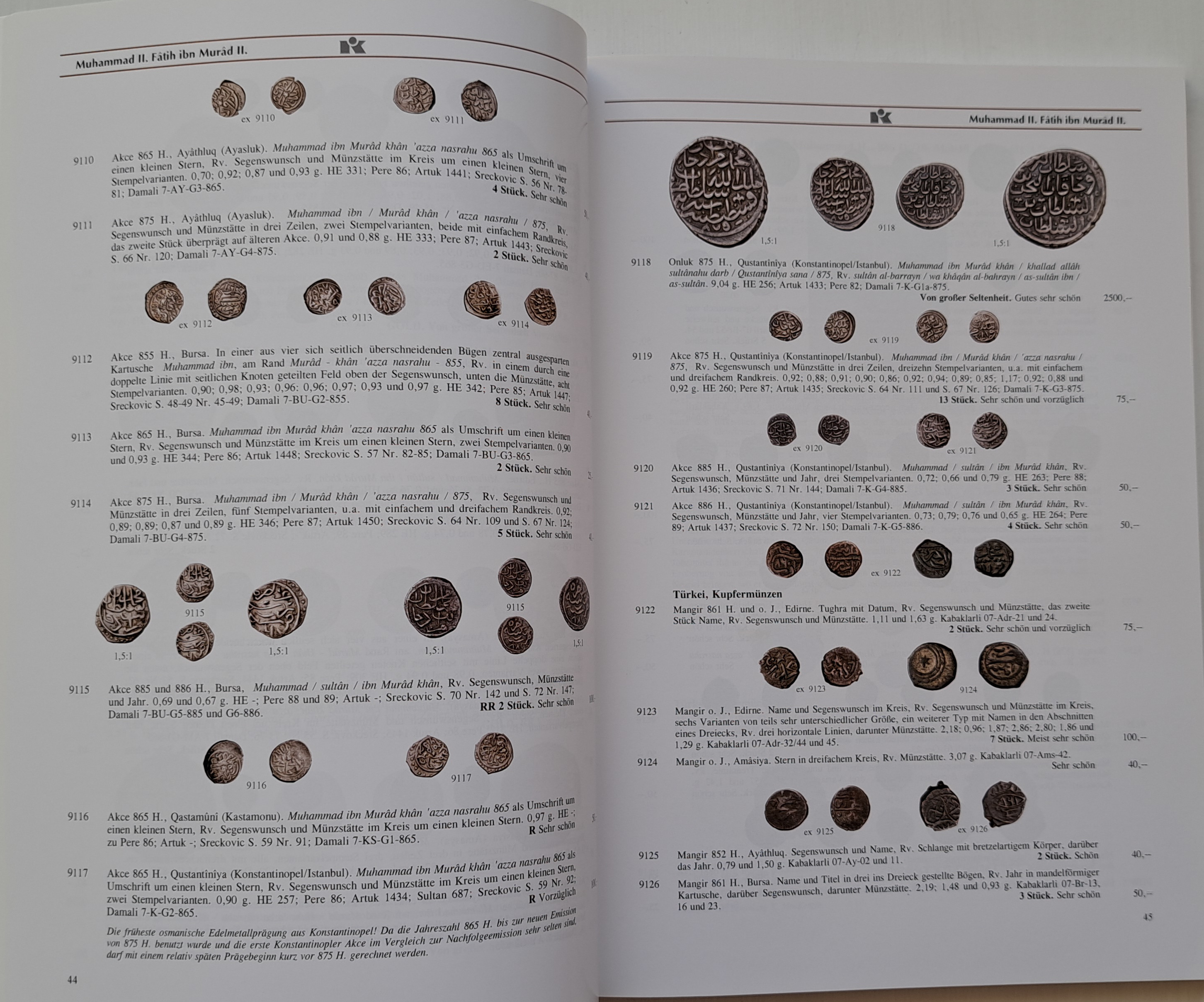 Aukčný katalóg Künker č.231