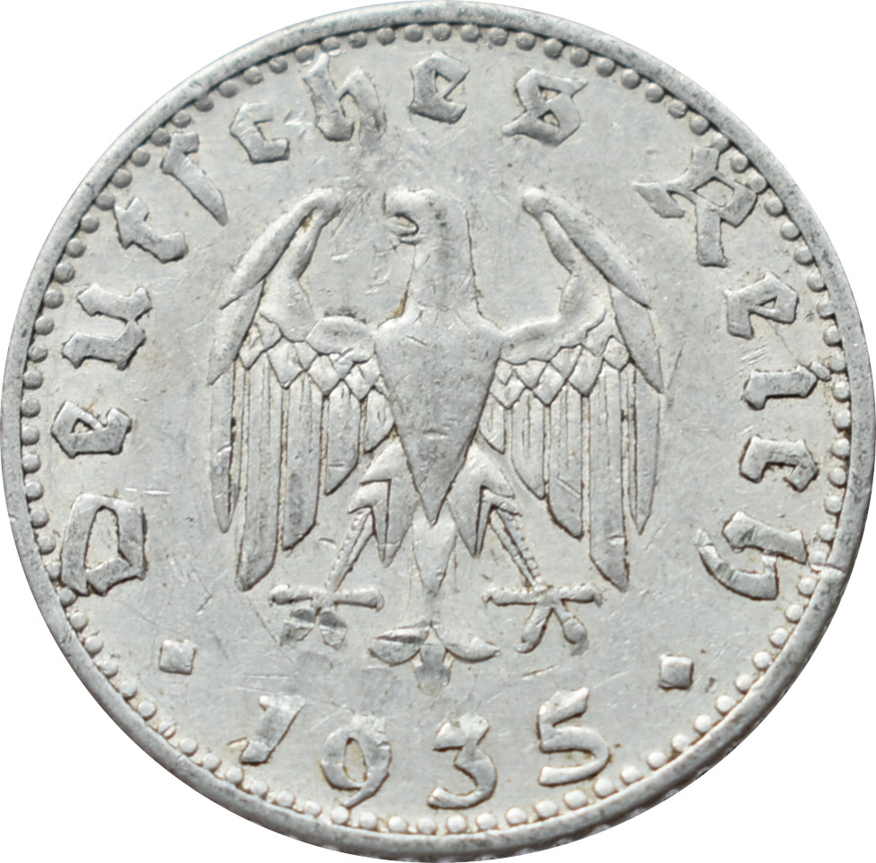 Nemecko - Tretia ríša 50 Reichspfennig 1935 D