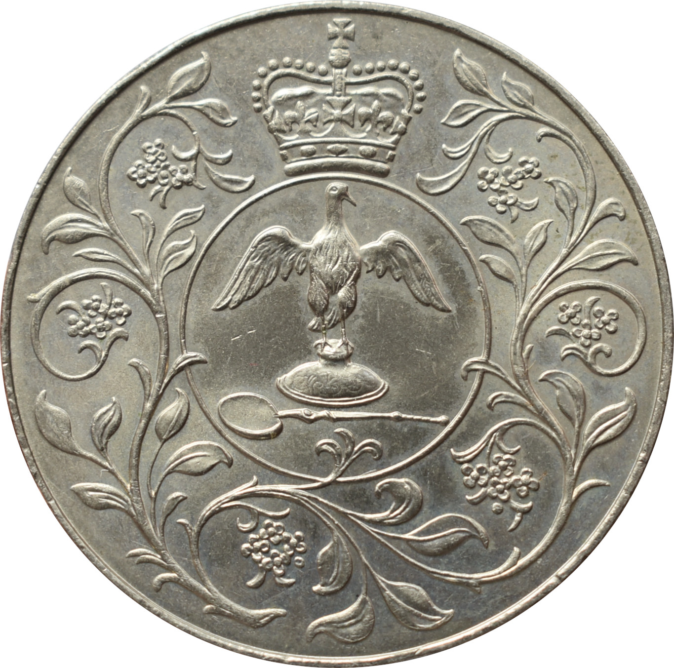 Anglicko 25 Pence 1977