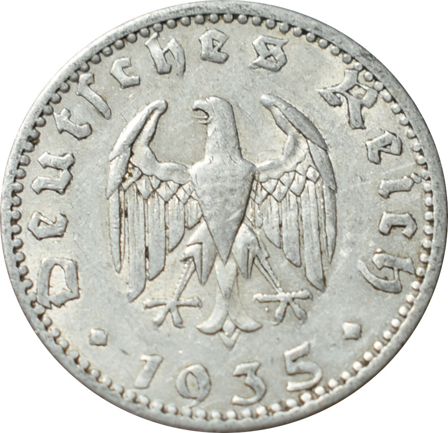 Nemecko - Tretia ríša 50 Reichspfennig 1935 A