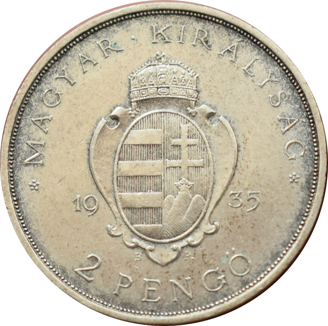 Maďarsko 2 Pengő 1935 BP.
