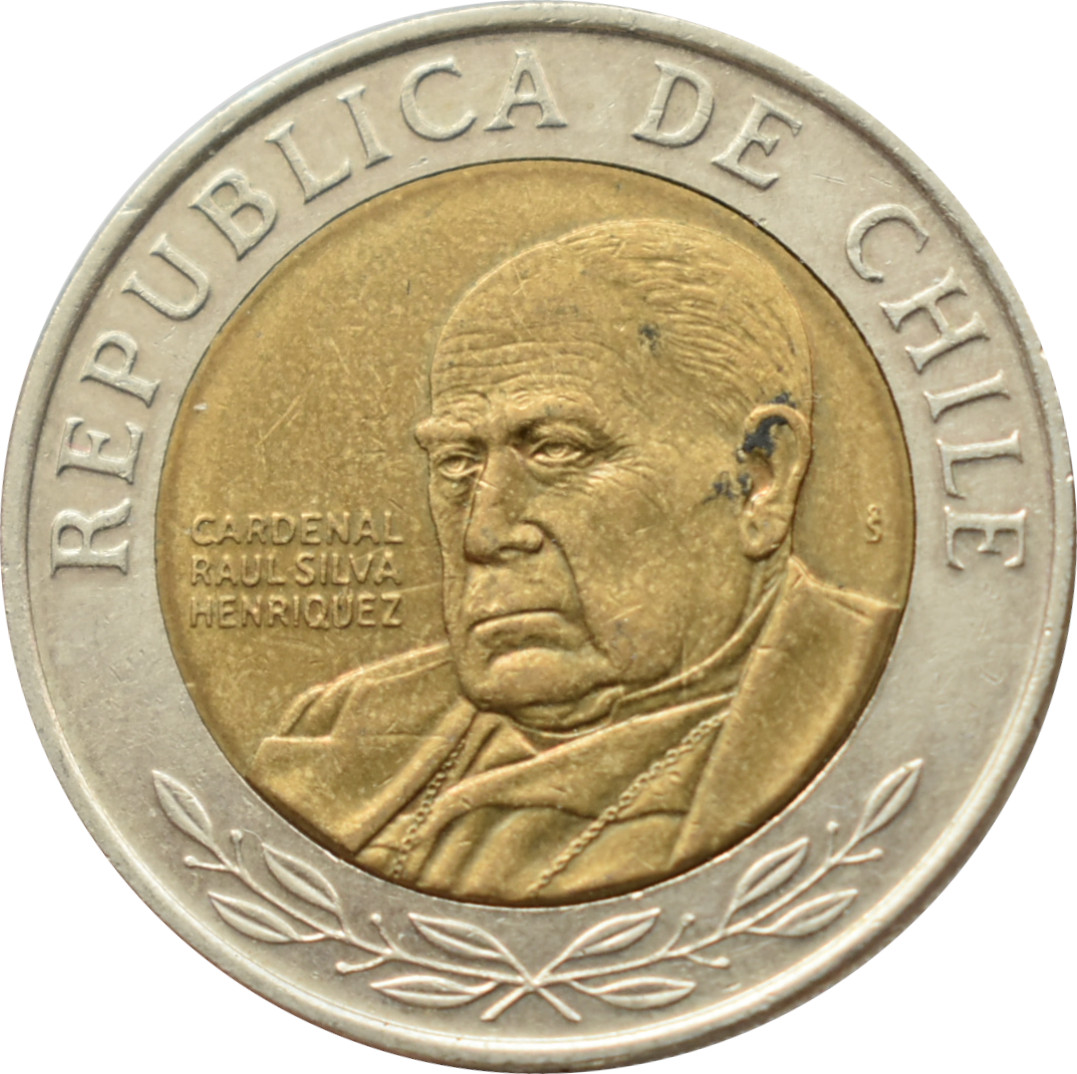 Čile 500 Pesos 2015