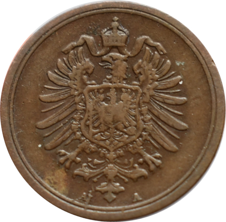 Nemecko - Nemecká ríša 1 Pfennig 1876 A