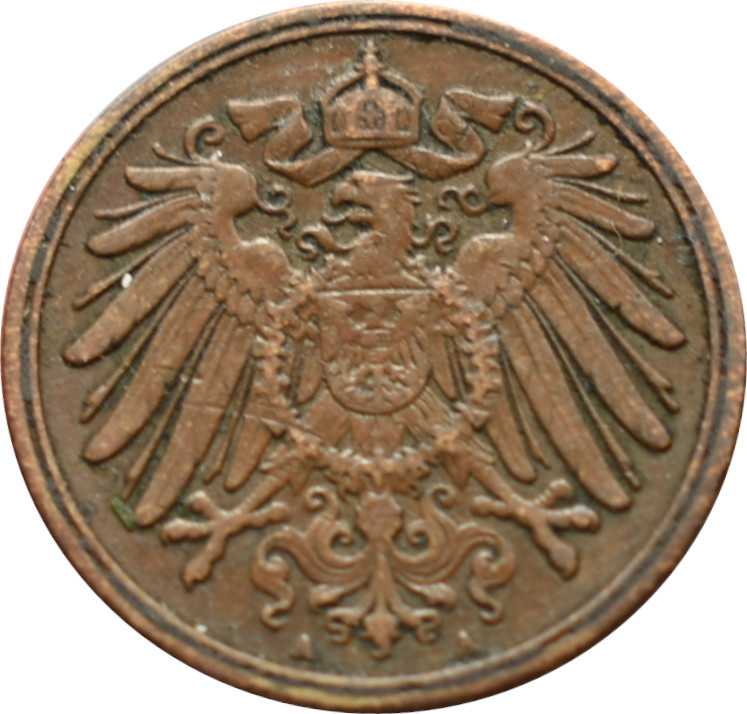 Nemecko - Nemecká ríša 1 Pfennig 1896 A