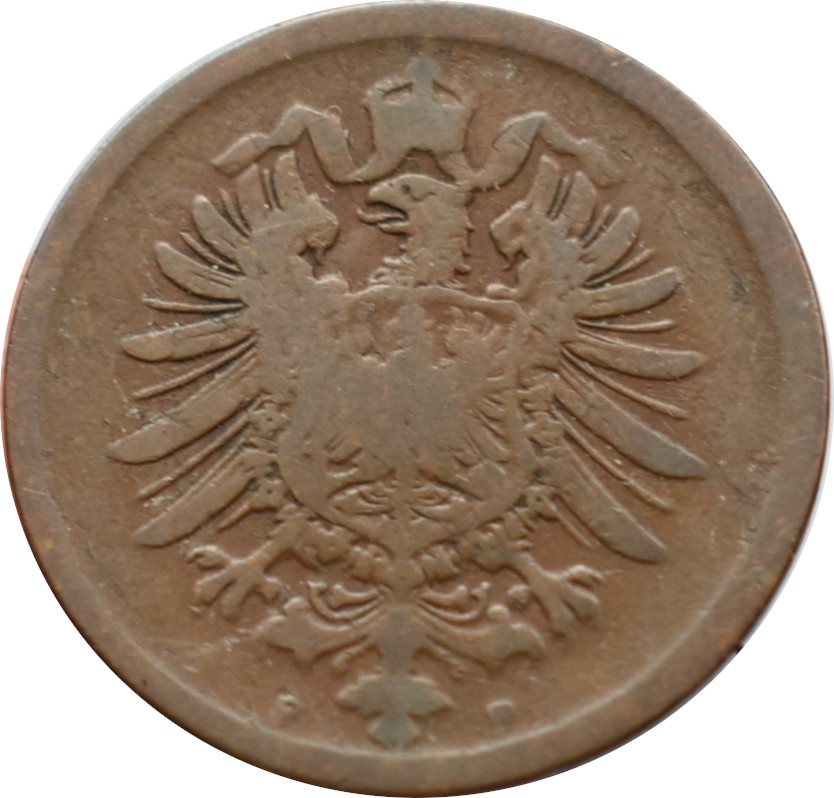 Nemecko - Nemecká ríša 2 Pfennig 1876 F