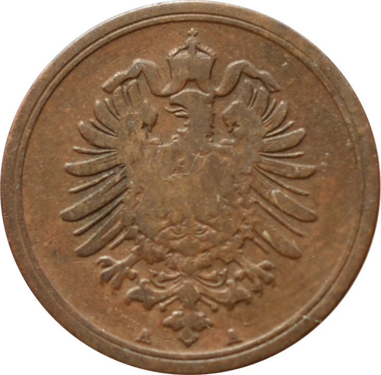 Nemecko - Nemecká ríša 1 Pfennig 1876 A