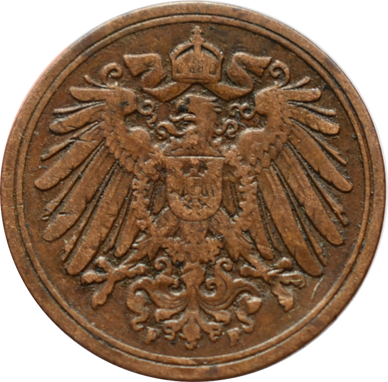 Nemecko - Nemecká ríša 1 Pfennig 1891 F