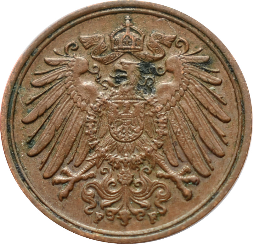 Nemecko - Nemecká ríša 1 Pfennig 1912 F