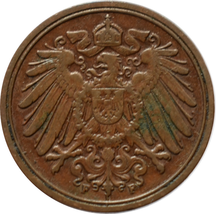 Nemecko - Nemecká ríša 1 Pfennig 1900 F