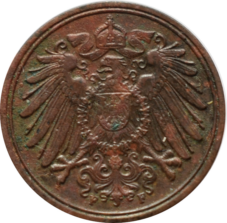Nemecko - Nemecká ríša 1 Pfennig 1910 F