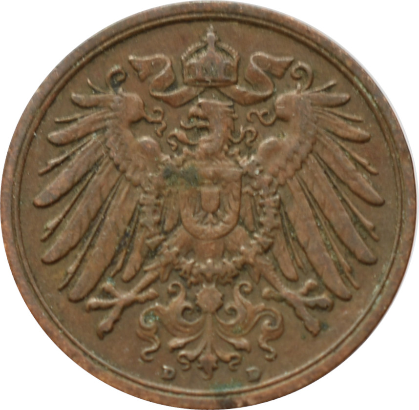 Nemecko - Nemecká ríša 2 Pfennig 1907 D