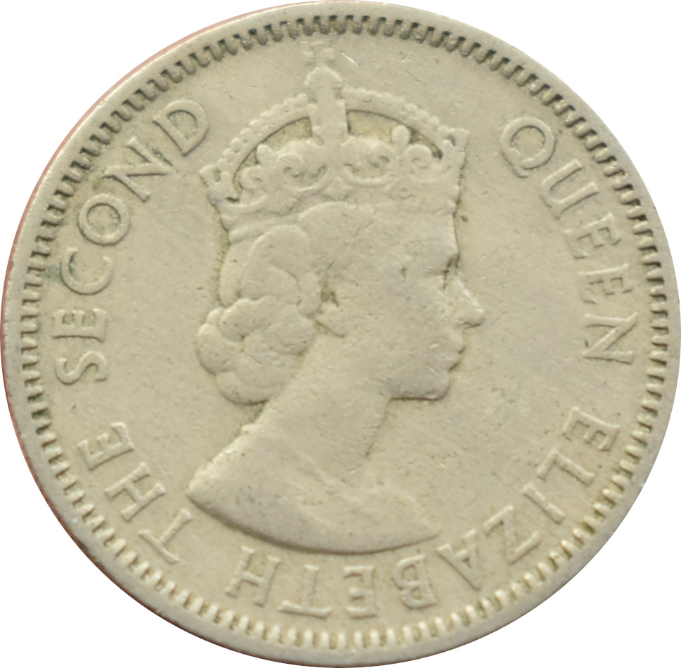 Východokaribské štáty 25 Cents 1955