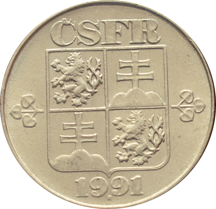 ČSFR 2 Kčs 1991