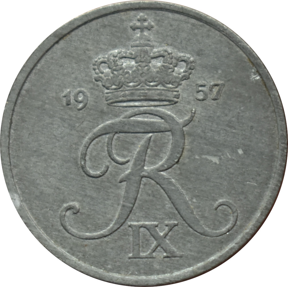 Dánsko 5 Ore 1957