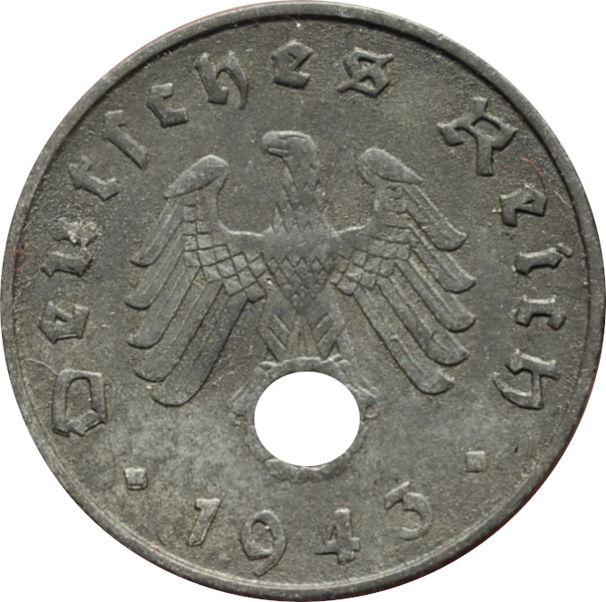 Nemecko - Tretia ríša 10 Reichspfennig 1943 A