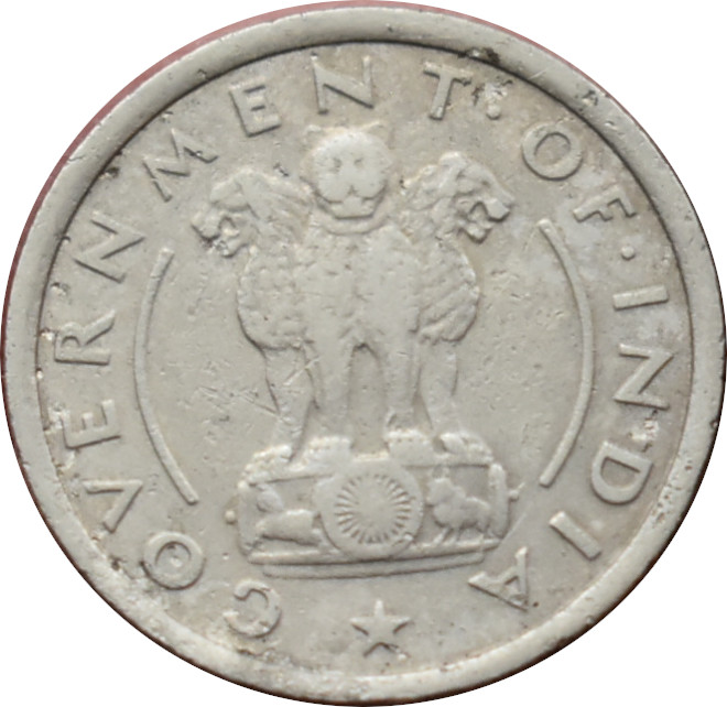 India 1/2 Rupee 1950