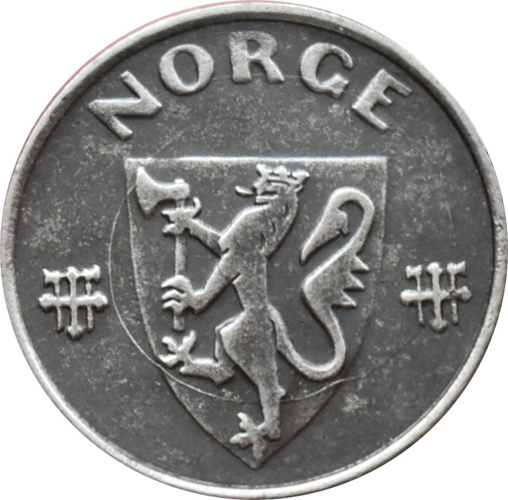 Nórsko 5 Ore 1942