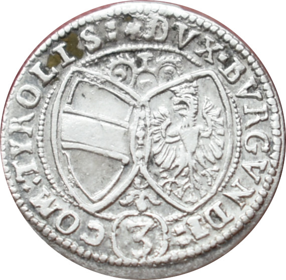 Rakúsko Ferdinand Karol 3 Kreuzer 1638