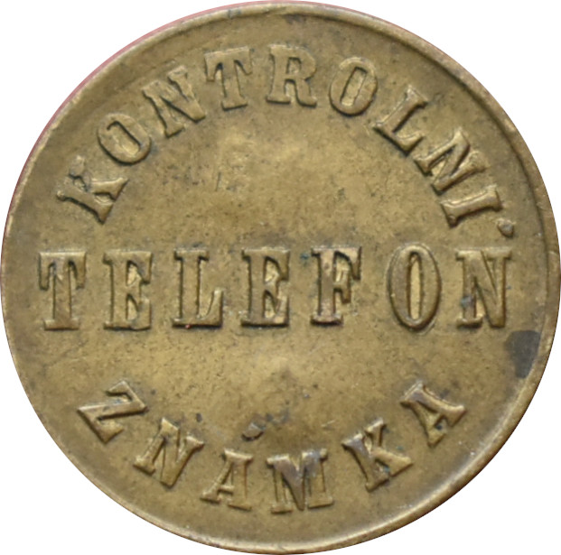 Kontrolní  telefon známka