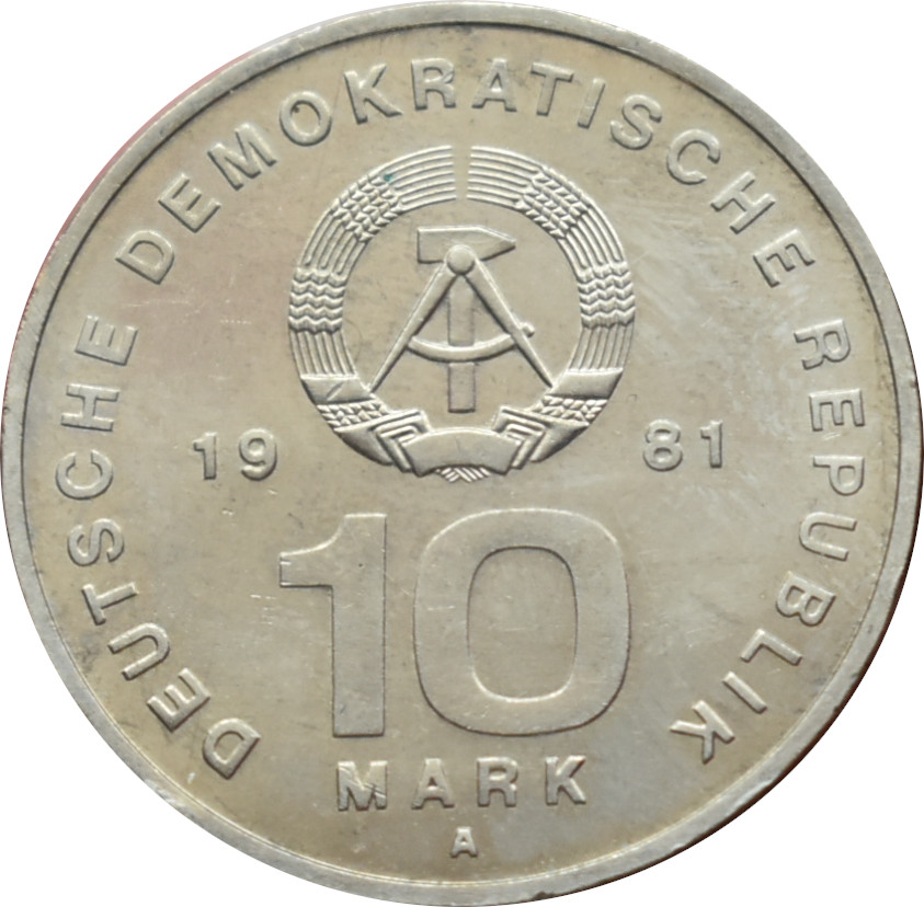 DDR 10 Mark 1981 A
