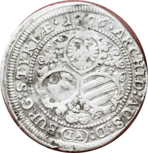 Jozef I. 3 Kreuzer 1706 I.A.