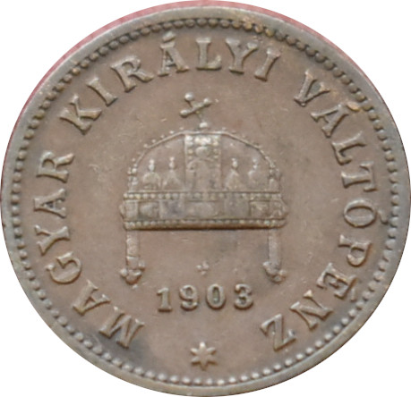 F.J. 1 Fillér 1903 K.B.R!