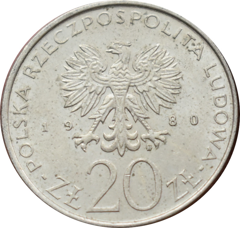Poľsko 20 Zlotych 1980