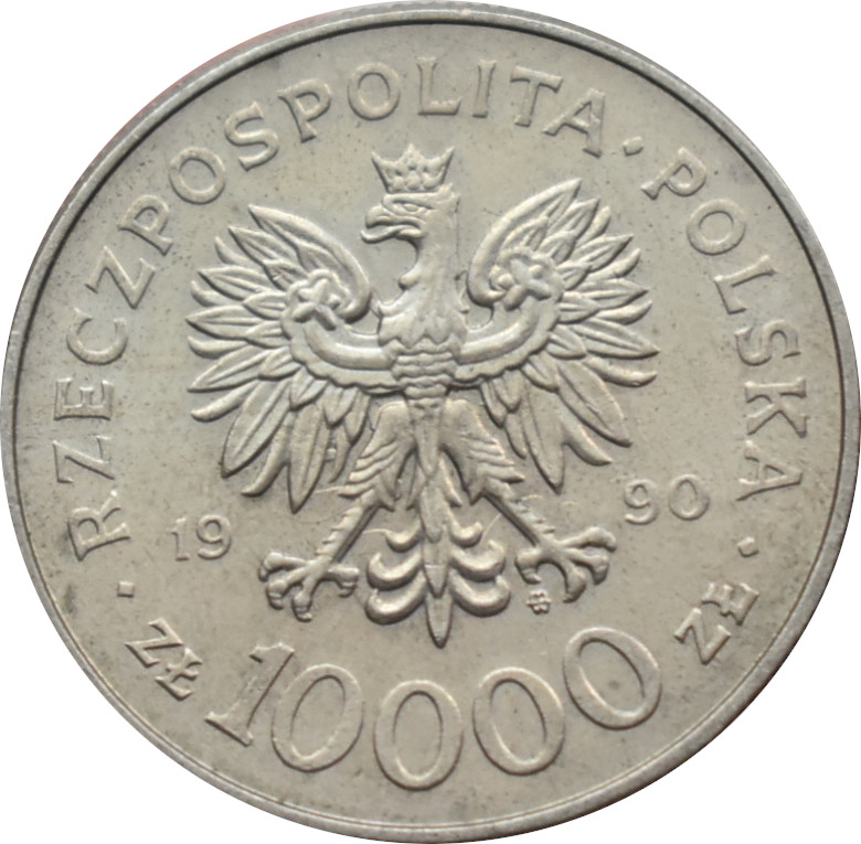 Poľsko 10 000 Zlotych 1990