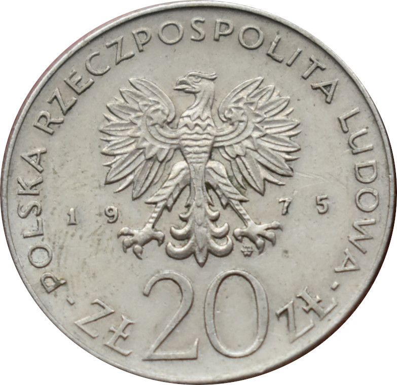 Poľsko 20 Zlotych 1975