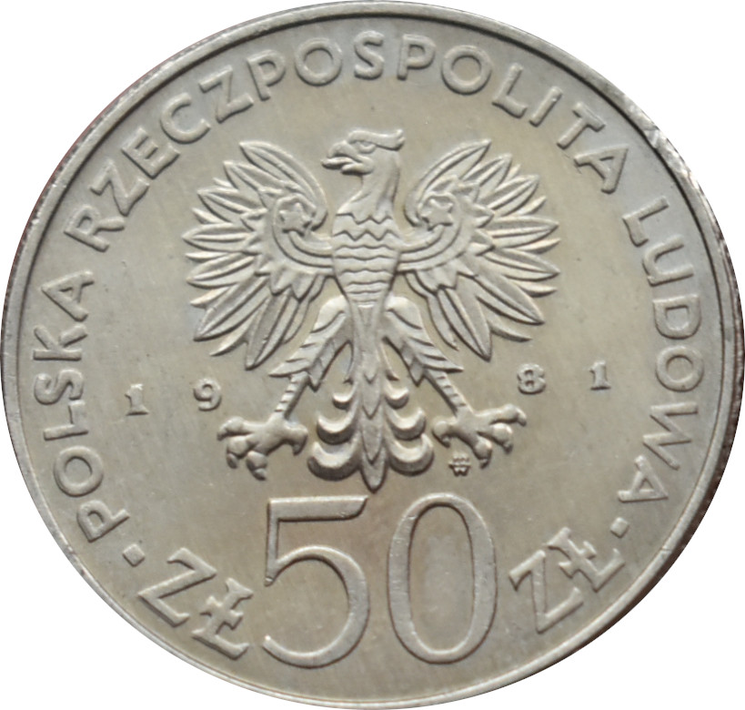 Poľsko 50 Zlotych 1981 FAO