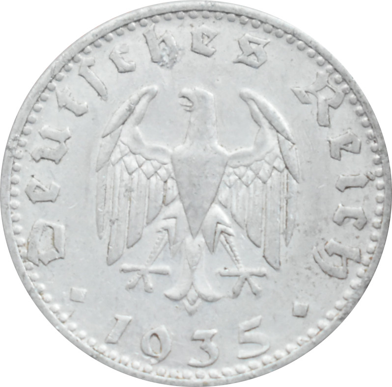 Nemecko - Tretia ríša 50 Reichspfennig 1935 D