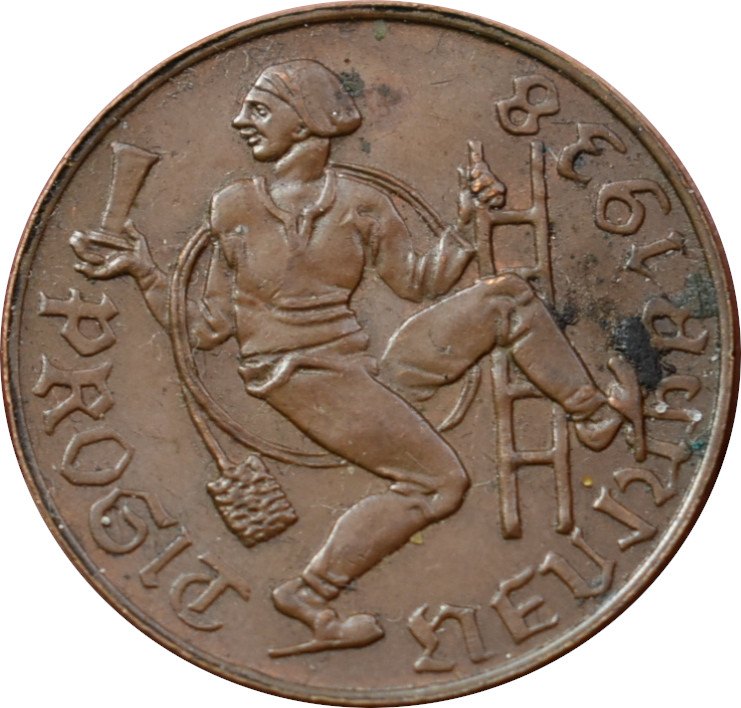 Rakúsko novoročný žeton 1938