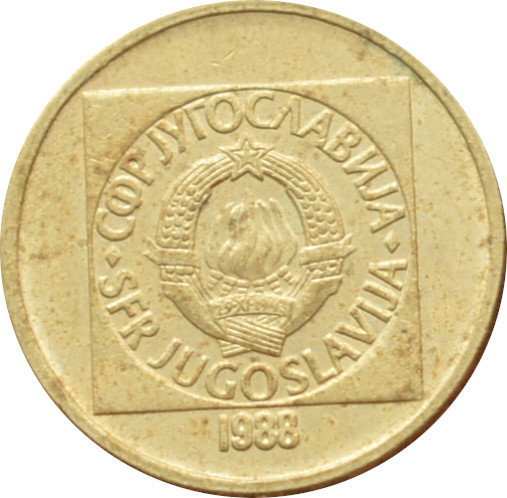 Juhoslávia 20 Dinara 1988