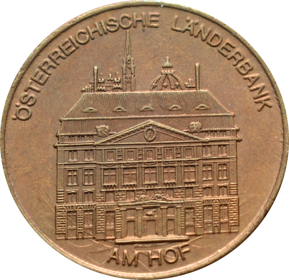 Rakúsko medaila 15 Jahre Länderbank