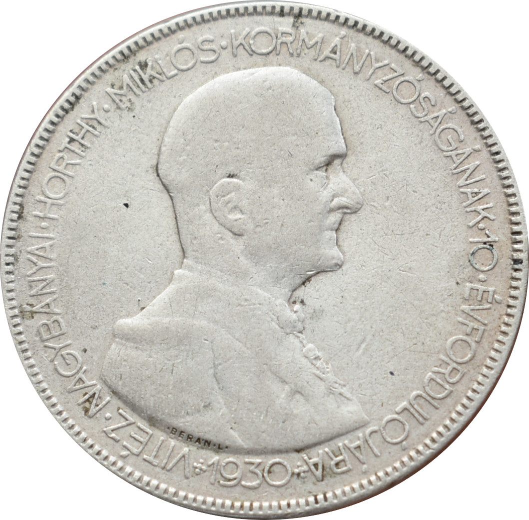 Maďarsko 5 Pengő 1930 BP.