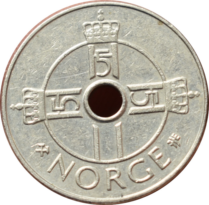 Nórsko 1 Krone 1999