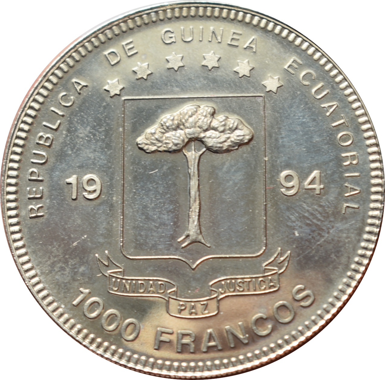 Rovníková Guinea 1000 Francs 1994