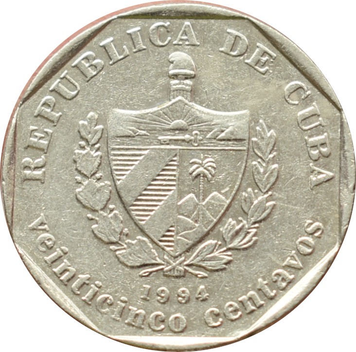 Kuba 25 Centavos 1994