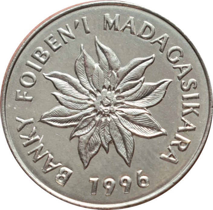 Madagaskar 5 Francs 1996