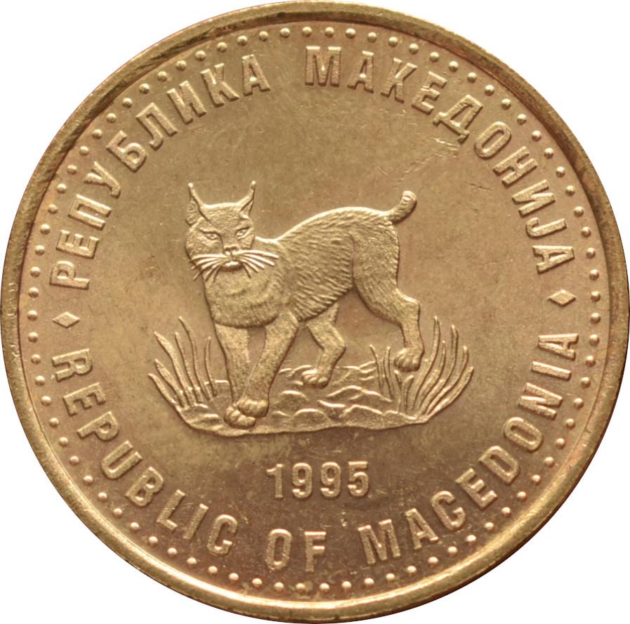 Macedónsko 5 Denari 1995 FAO